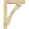 Ekena Millwork Olympic Block Rough Sawn Bracket, Douglas Fir, 4"W x 24"D x 32"H BKT04X24X32OLY05RDF - alternate 3